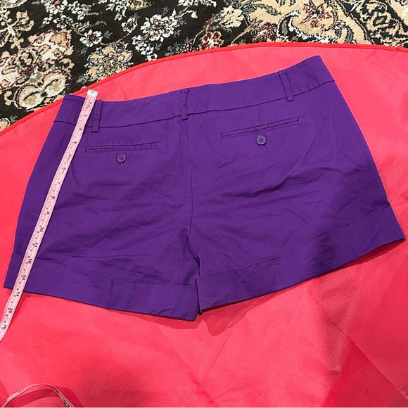 NEW YORK & COMPANY Purple 12 Short Shorts - Picture 7 of 8